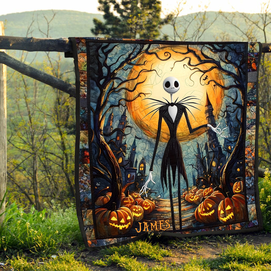 The Pumpkin King - Personalized Nightmare Quilt