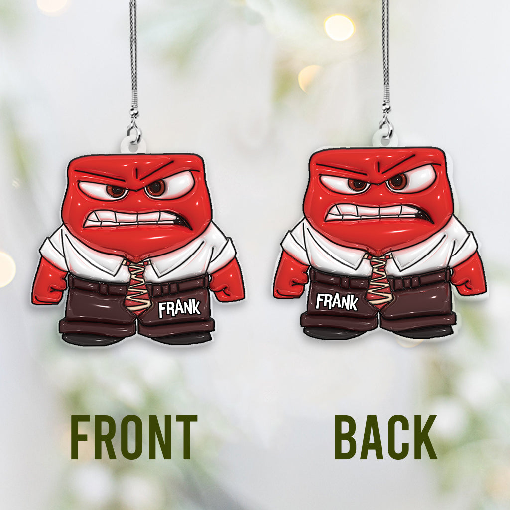 Every Emotion Is Valid - Personalized Transparent Car Ornament