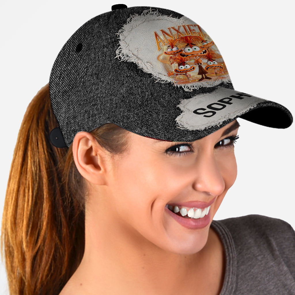 Anxiety Emotion Bootleg - Personalized Classic Cap