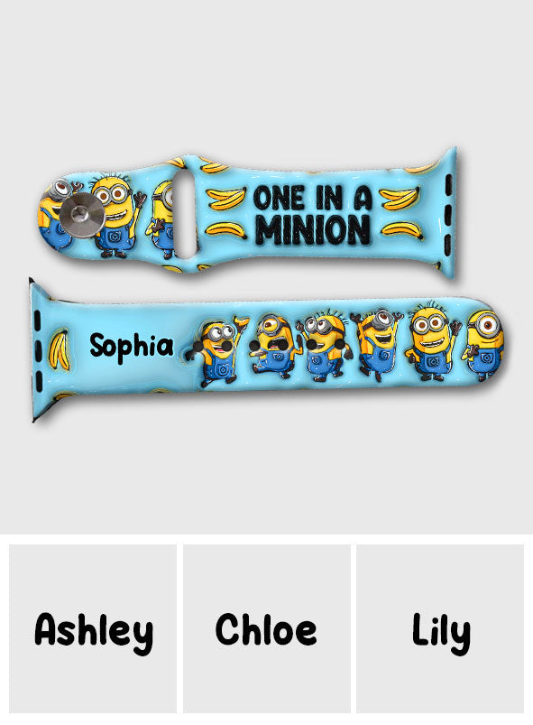One In A Minion - Personalized Apple Watch Band