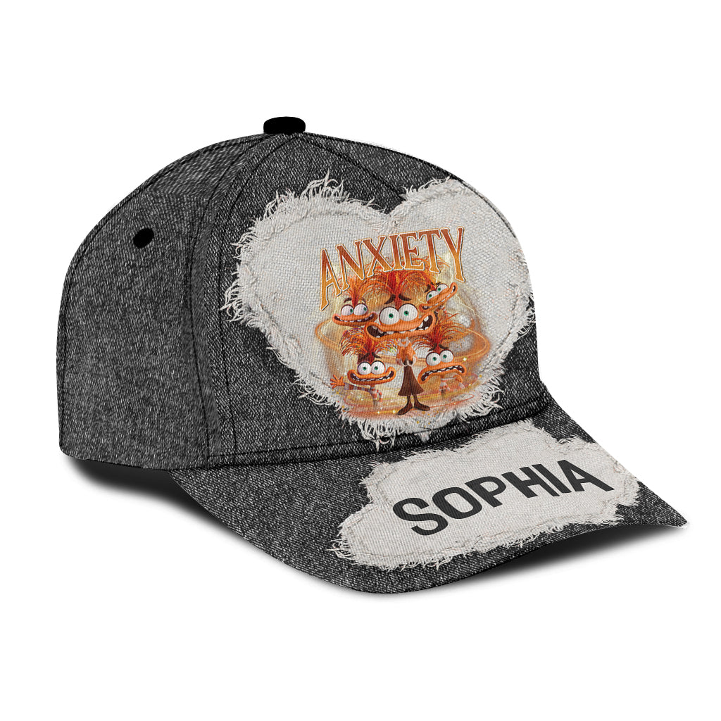 Anxiety Emotion Bootleg - Personalized Classic Cap
