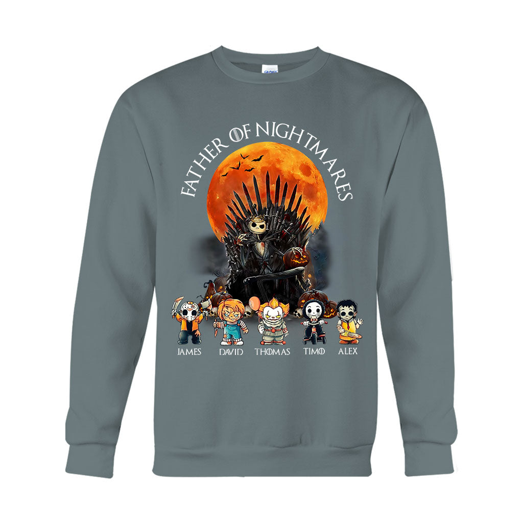 Father Of Nightmares - Personalized Father T-shirt And Hoodie
