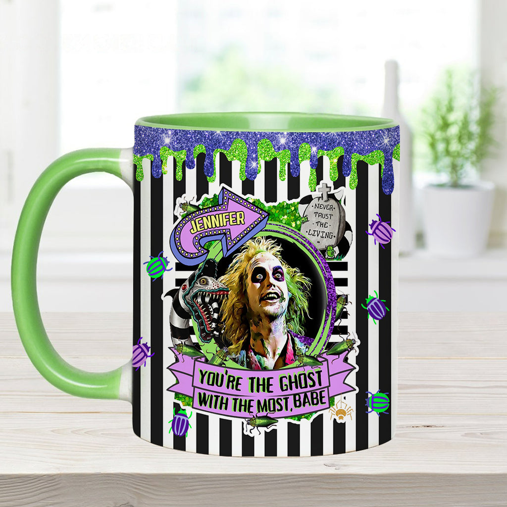 You're The Ghost With The Most - Personalized Accent Mug