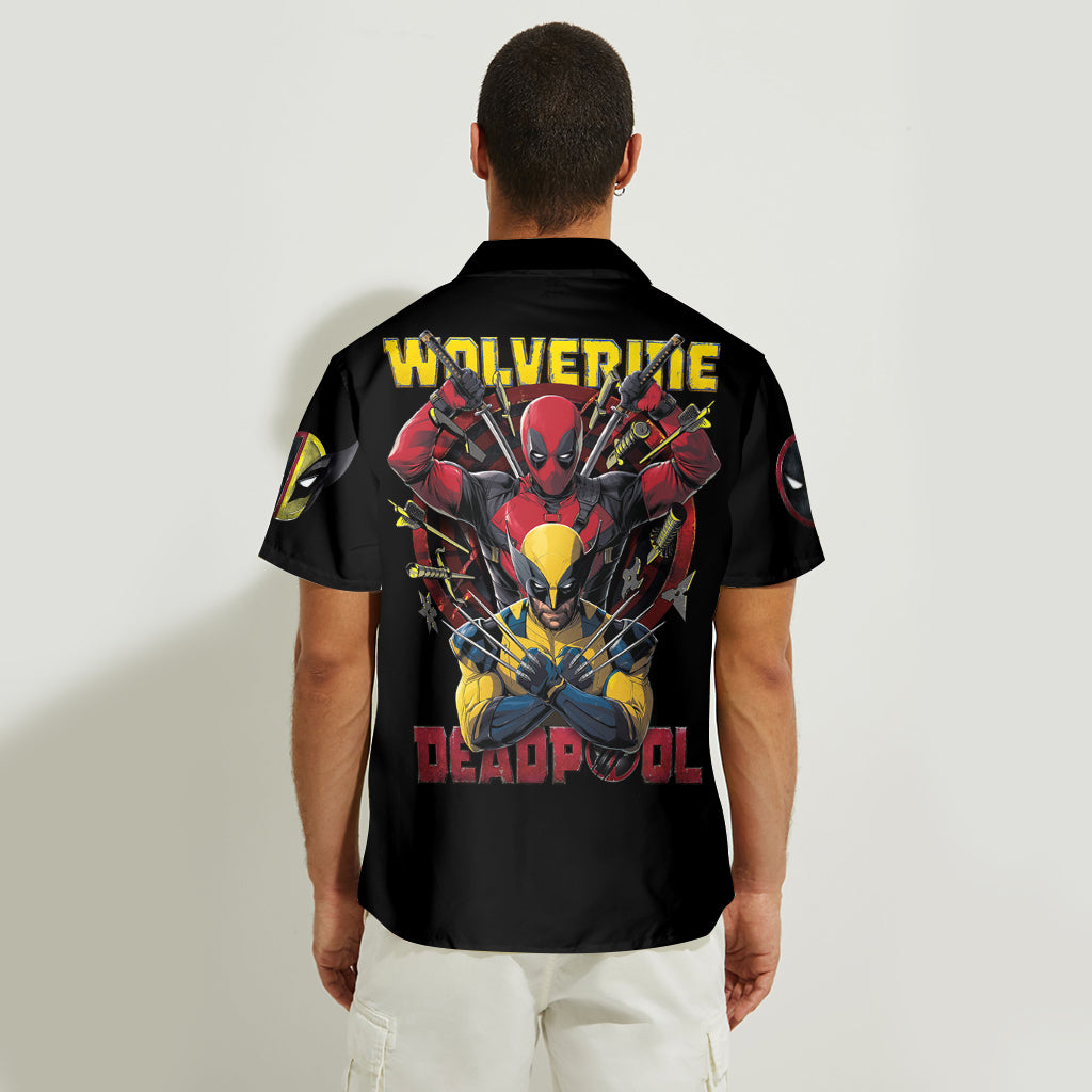 Red & Yellow Hero - Personalized The Psychopath Hawaiian Shirt