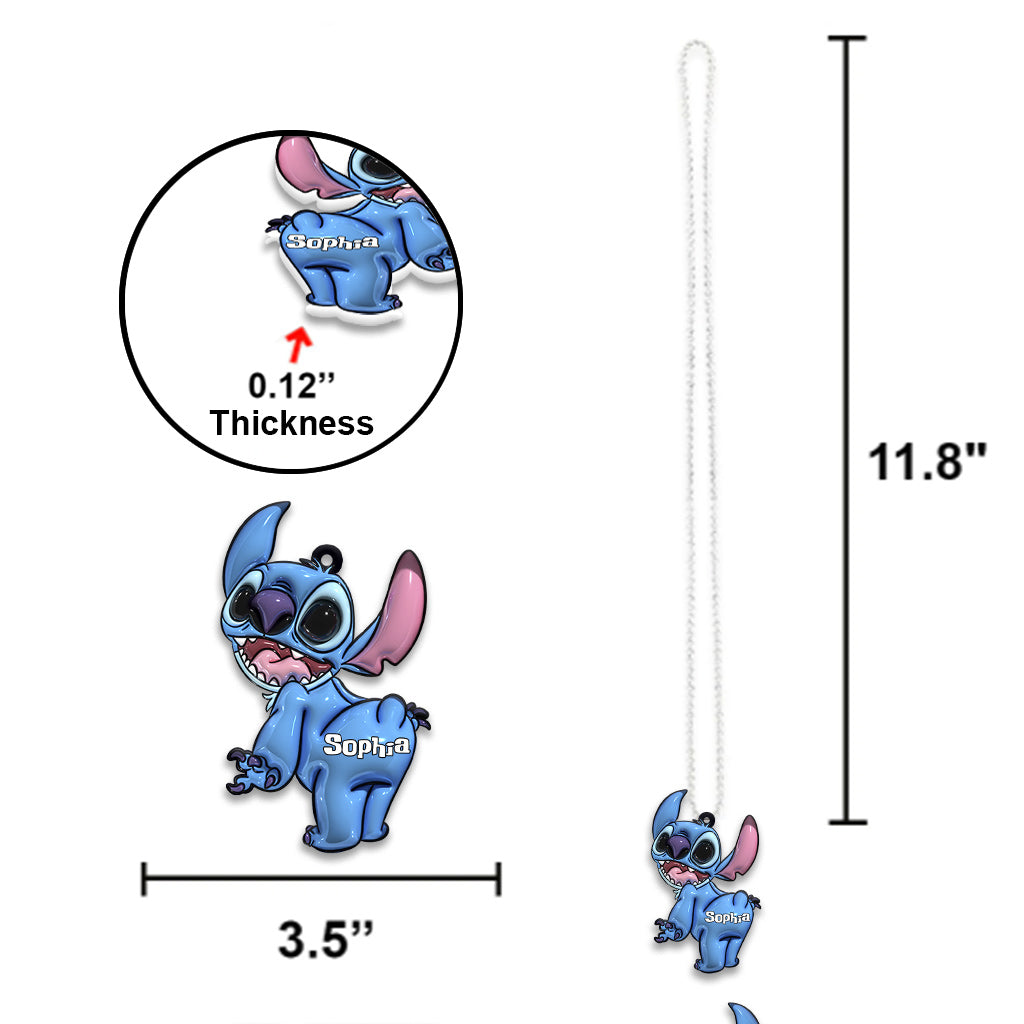 Ohana Means Family - Personalized Ohana Car Ornament