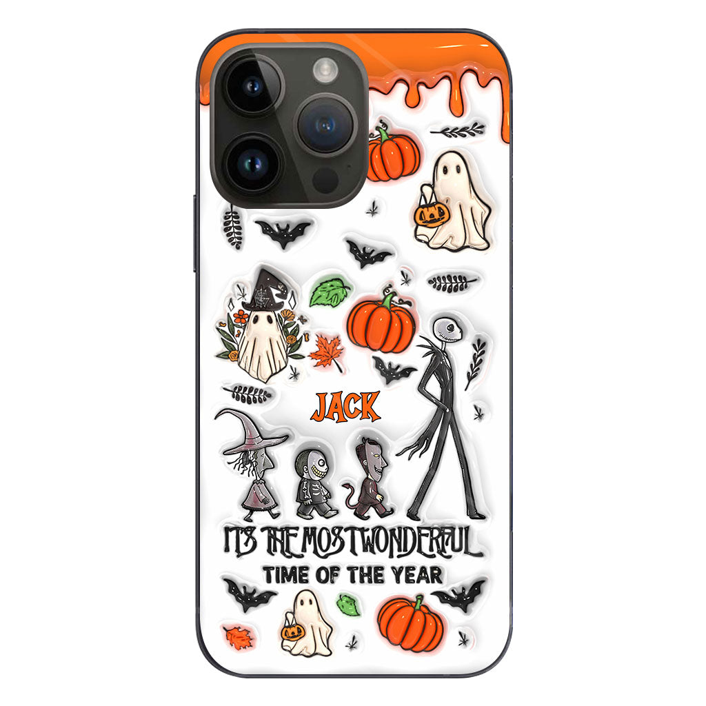It's The Most Wonderful Time Pumpkin King - Personalized Nightmare Phone Case