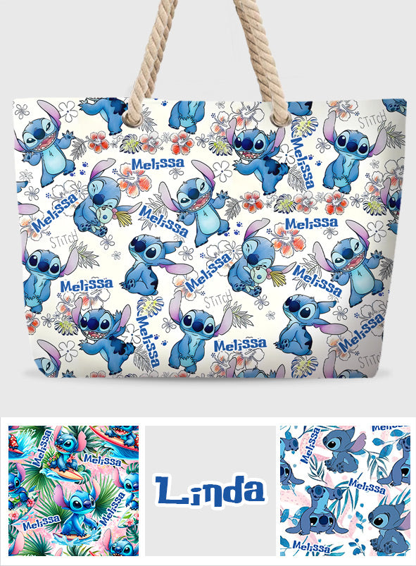 Ohana Summer Vibes - Personalized Ohana Beach Bag