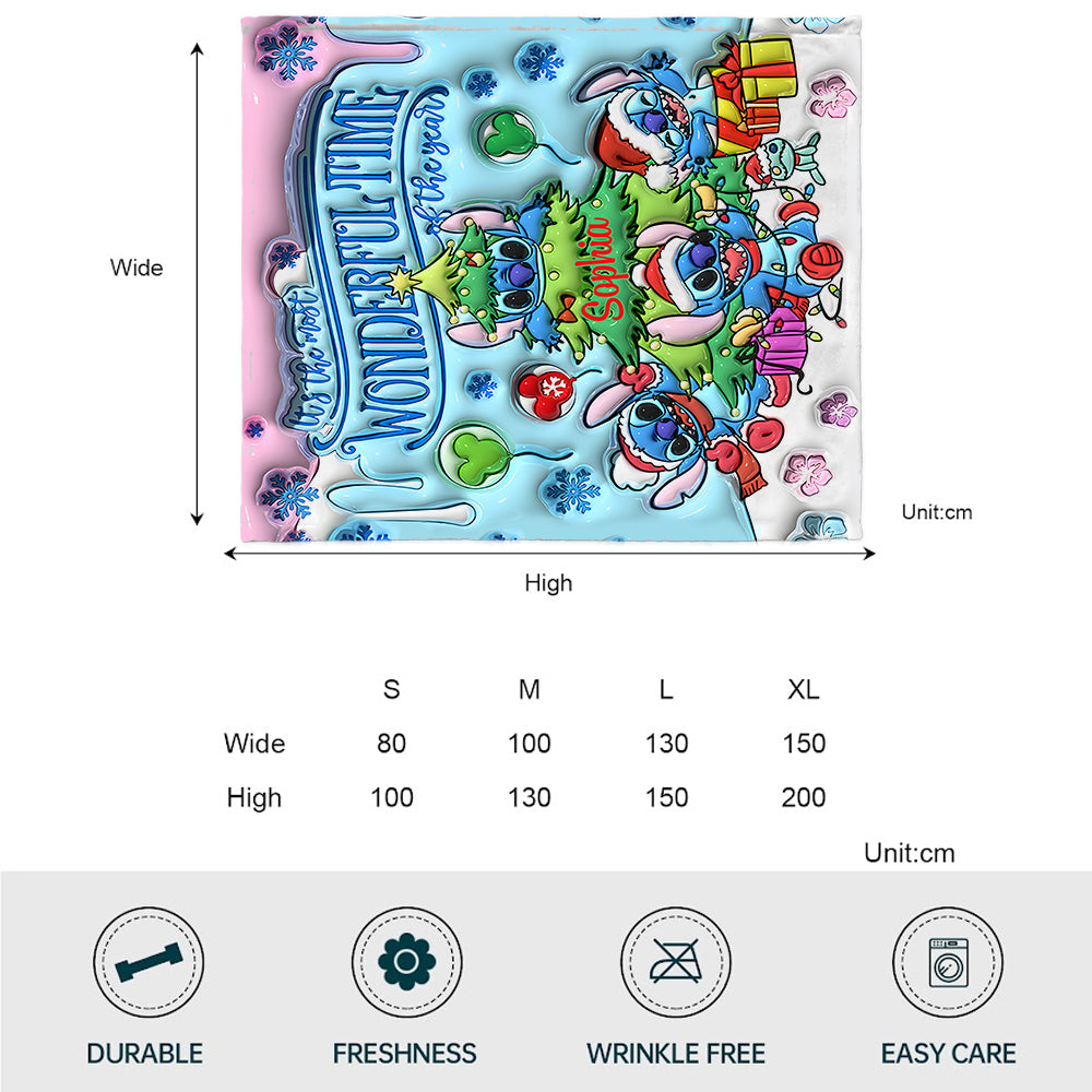 Merry Stitchmas - Personalized Ohana Blanket