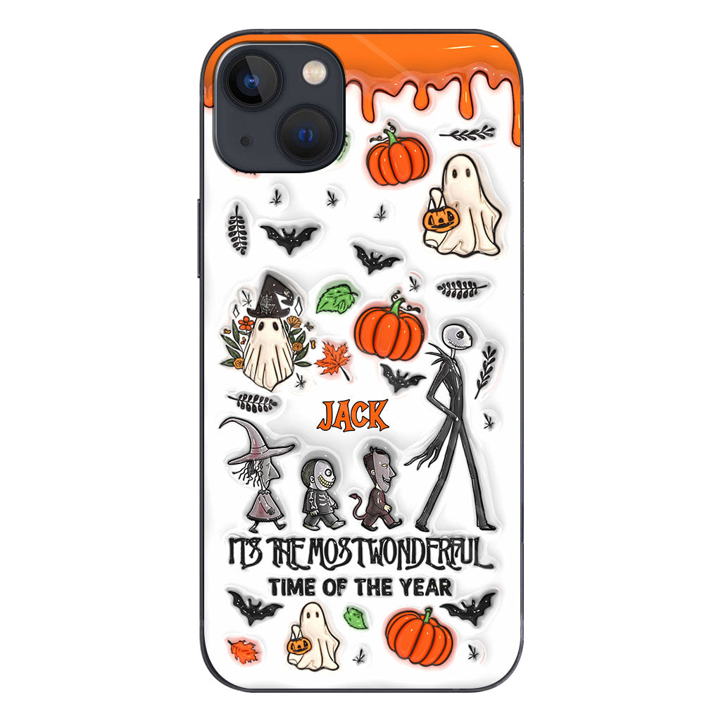 It's The Most Wonderful Time Pumpkin King - Personalized Nightmare Phone Case