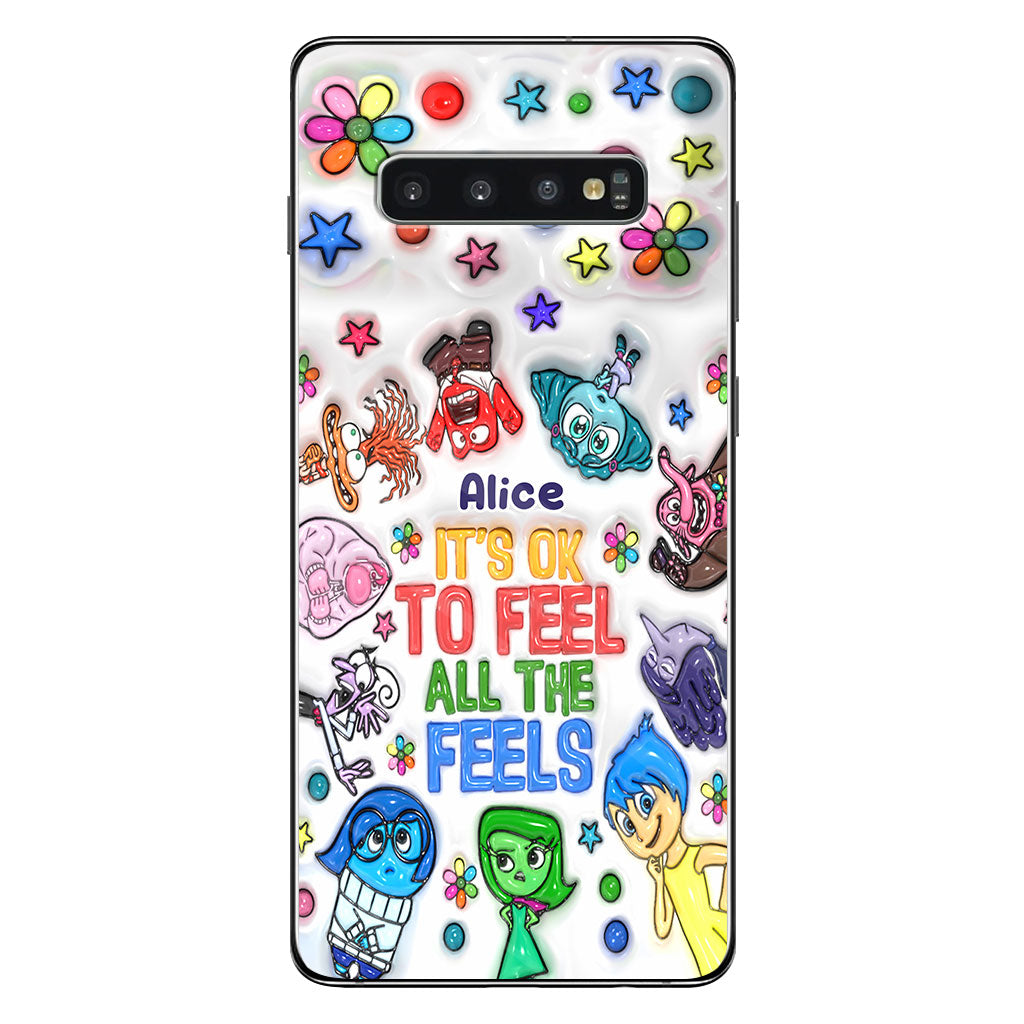 It's Ok To Feel All The Feels - Personalized Phone Case