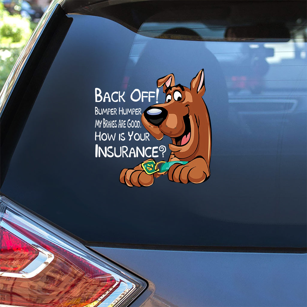 Back Off Bumper Humper - Personalized Mouse Decal Full