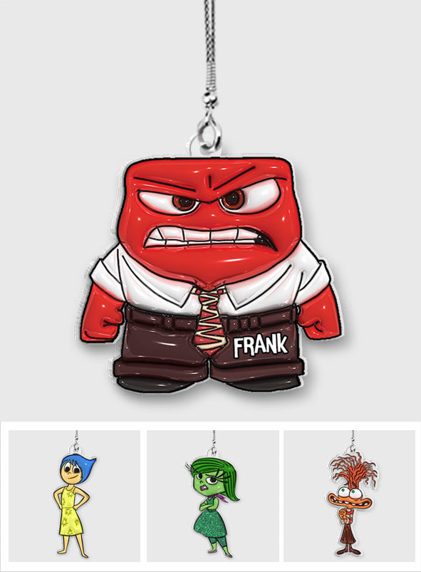 Every Emotion Is Valid - Personalized Transparent Car Ornament