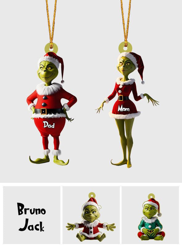 Happy Family - Personalized Family Ornament