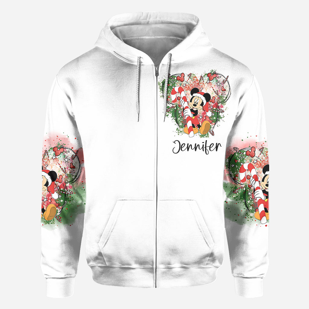 Merry Christmas - Personalized Mouse All Over Shirt