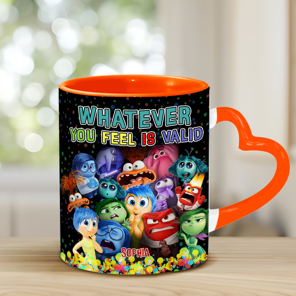 You're Valid - Personalized Heart Handle Mug
