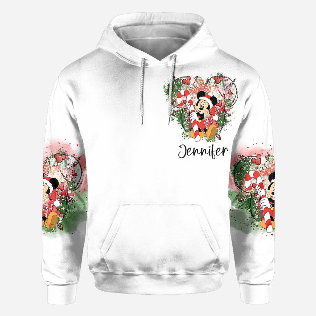 Merry Christmas - Personalized Mouse All Over Shirt