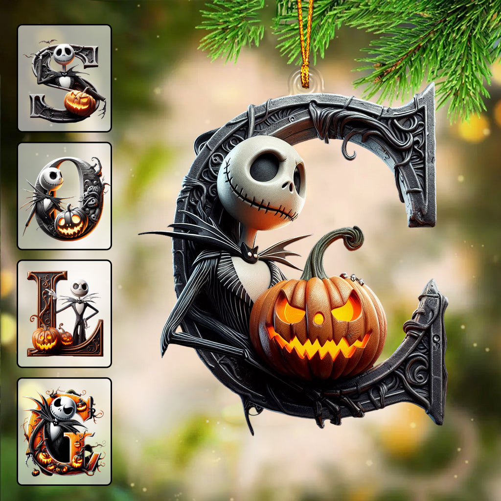 Nightmare Alphabet - Personalized Nightmare Transparent Ornament