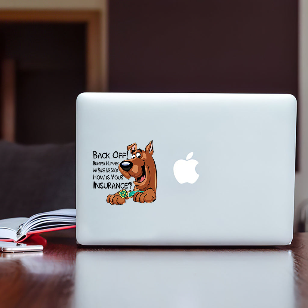 Back Off Bumper Humper - Personalized Mouse Decal Full