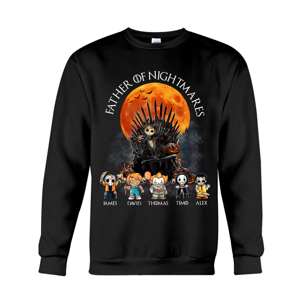 Father Of Nightmares - Personalized Father T-shirt And Hoodie