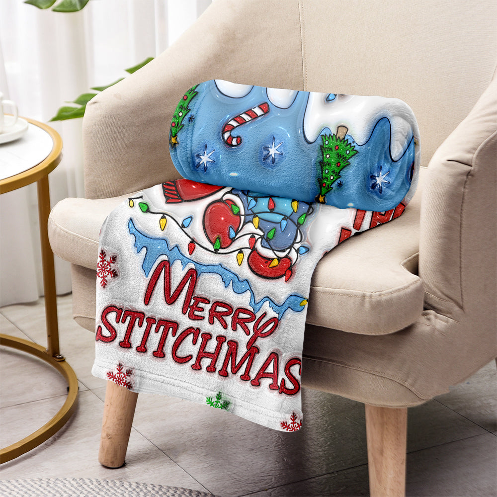 Merry Stichmas - Personalized Ohana Blanket