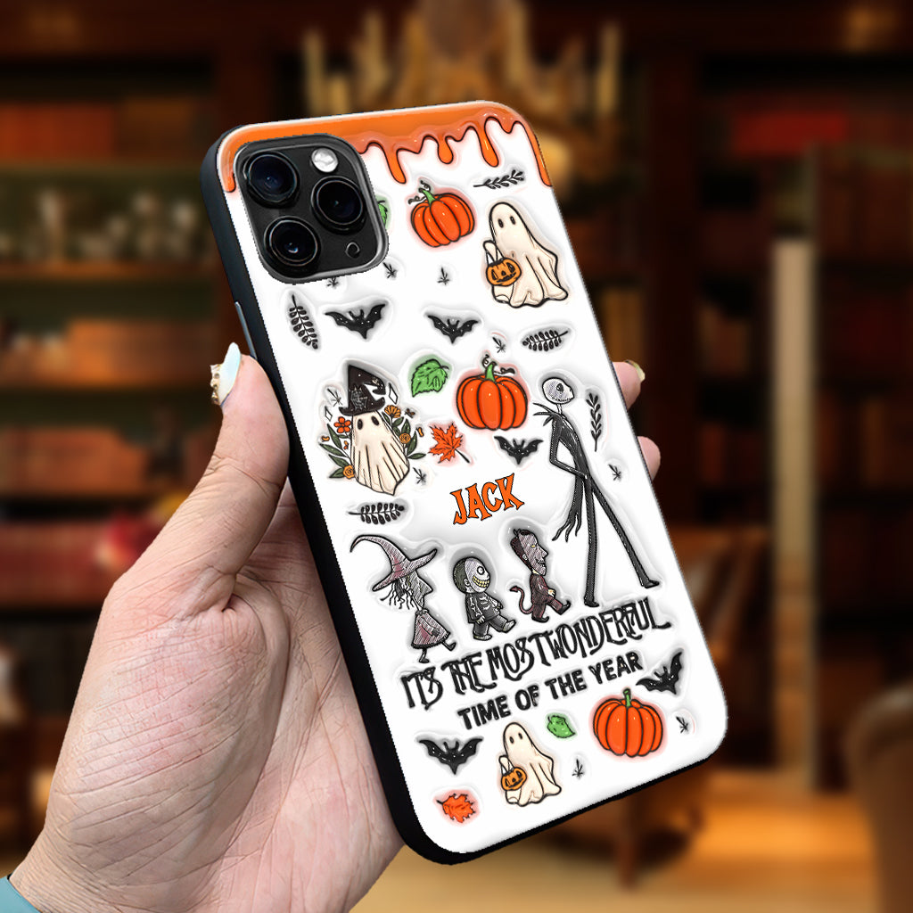 It's The Most Wonderful Time Pumpkin King - Personalized Nightmare Phone Case