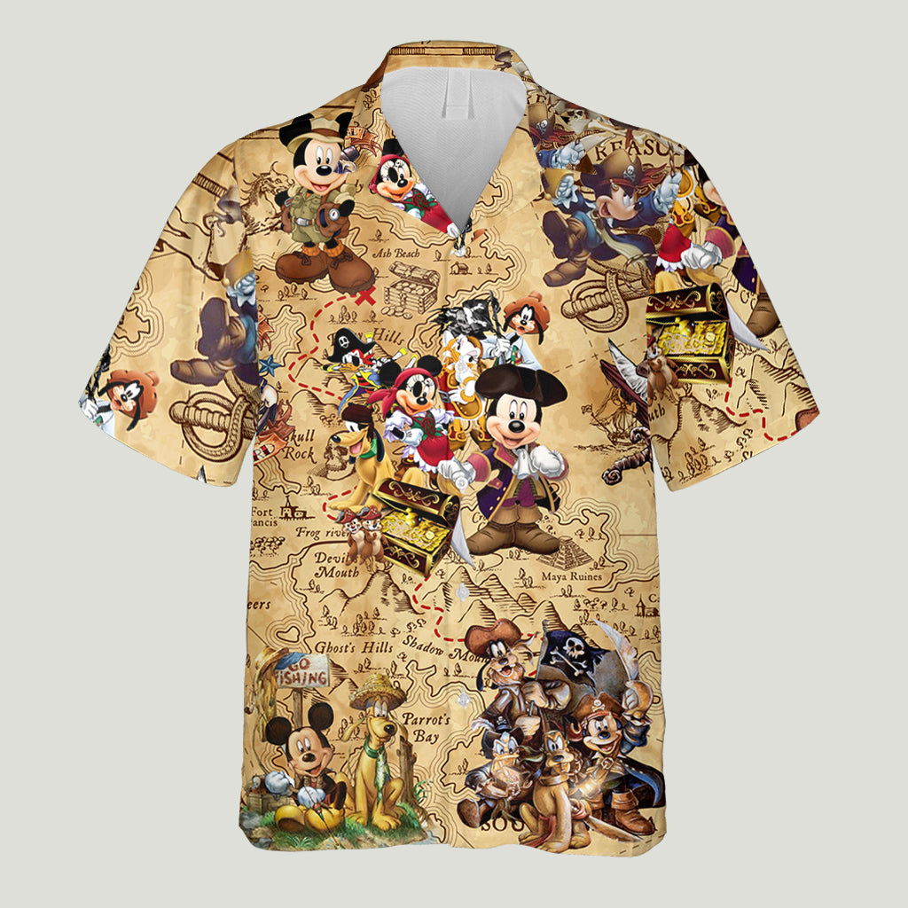 Yo Ho Ho Pirates Life For Me - Personalized Cruising Hawaiian Shirt