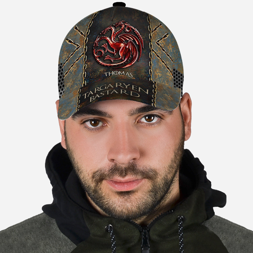 Run In My Veins Dragon First Men Blood - Personalized Thrones Game Classic Cap