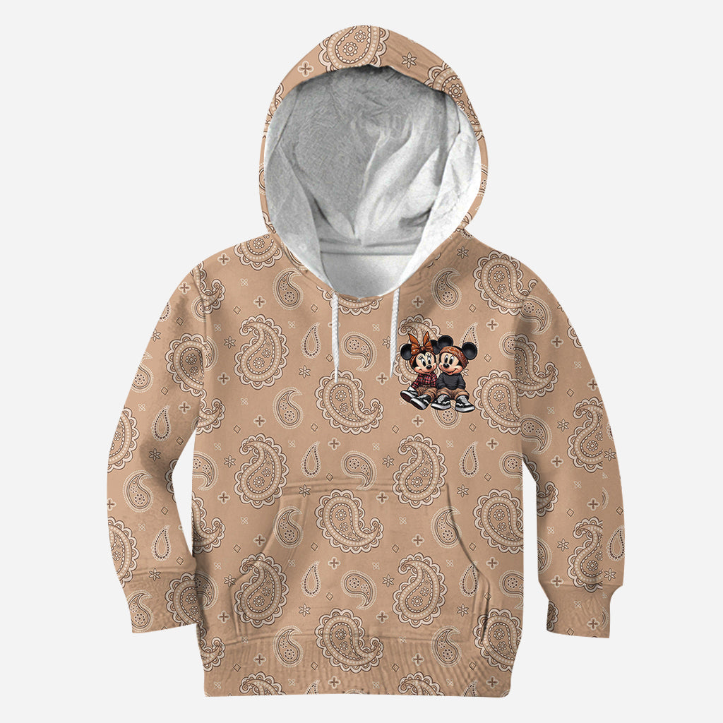 Chicano Mouse Couple - Personalized Mouse All Over Shirt