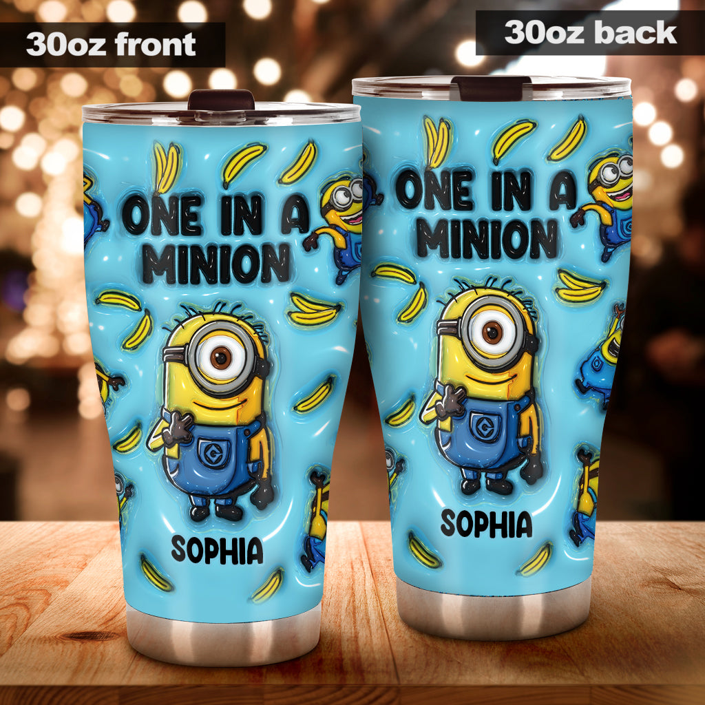 One In A Minion - Personalized Tumbler