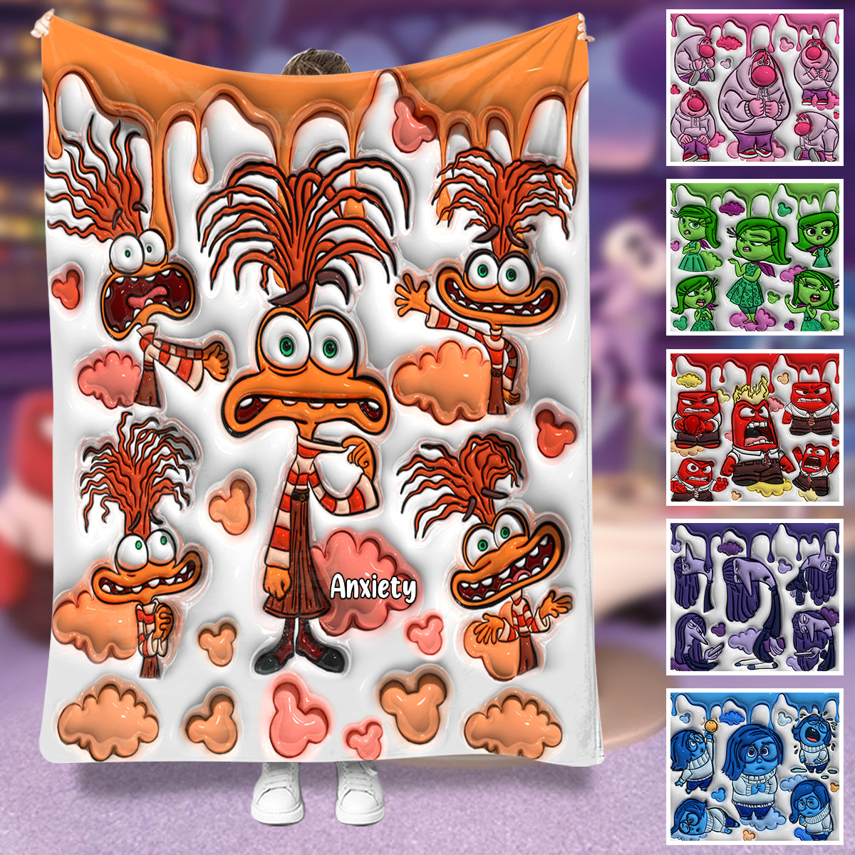 It's Ok To Feel All The Feels - Personalized Blanket