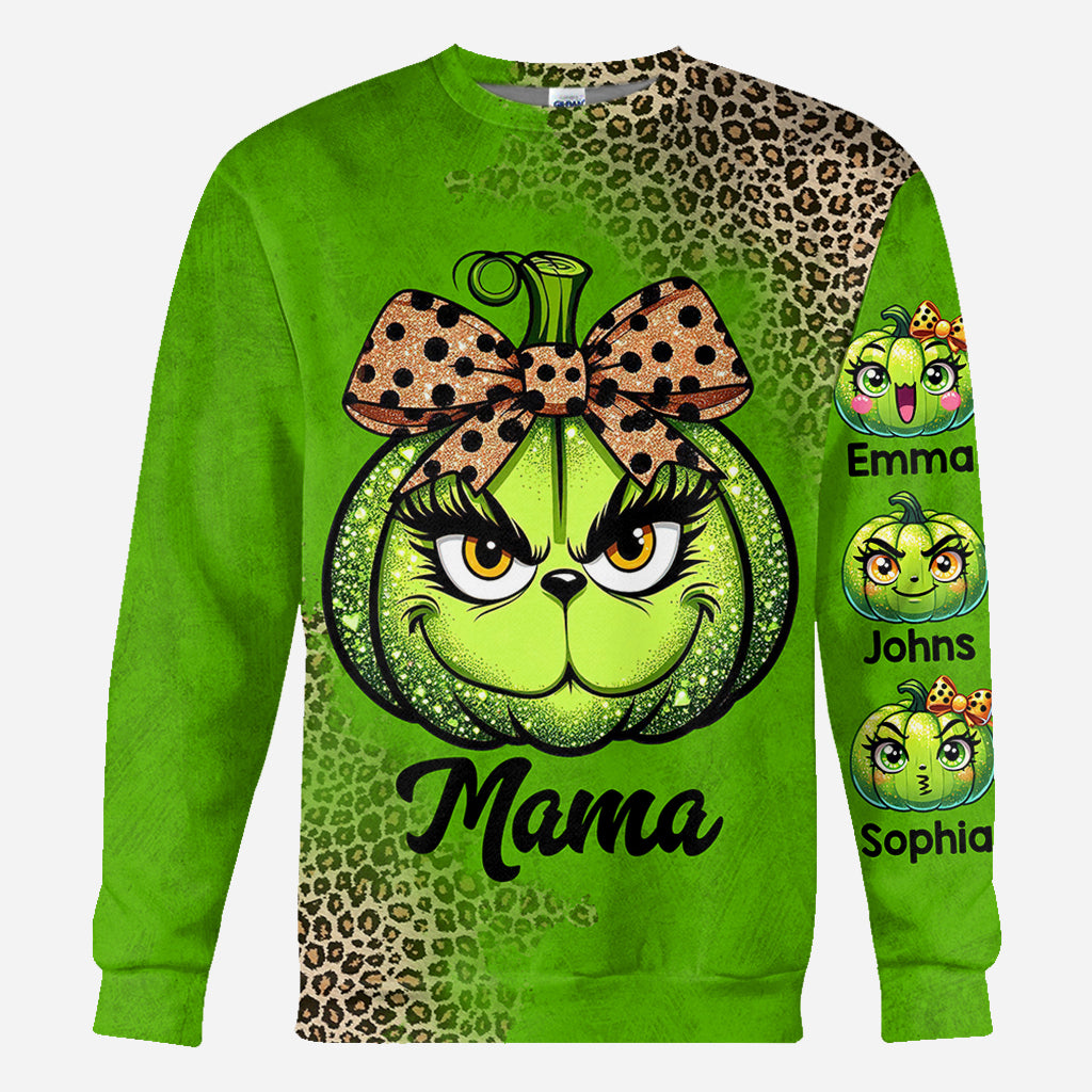 Grinchy Mama - Personalized Mother All Over Shirt