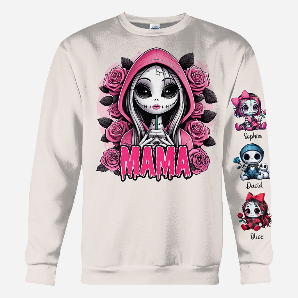Mama of nightmares - Personalized Nightmare All Over Shirt