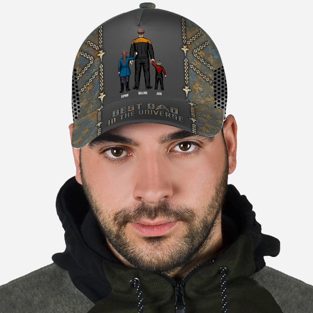 Best Dad In The Universe - Personalized Top Gun Classic Cap