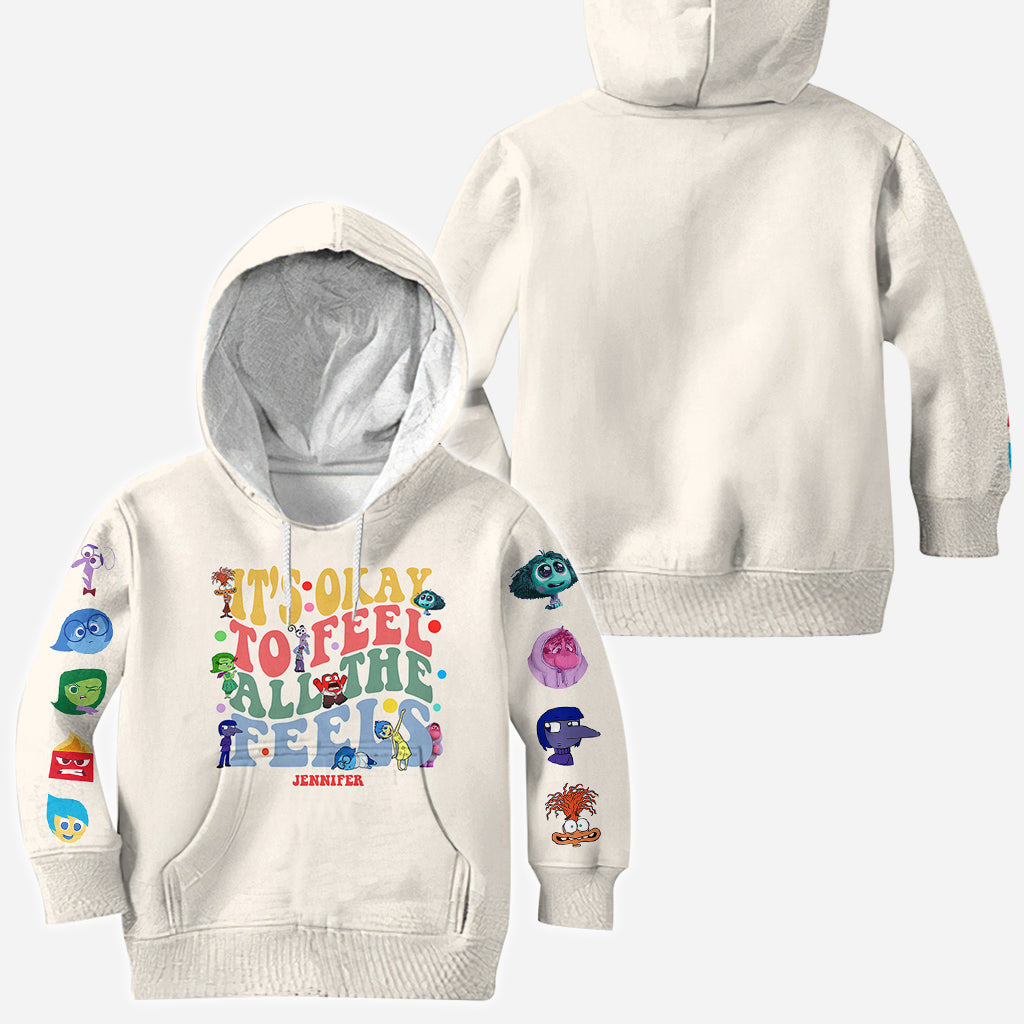 It's Ok To Feel All The Feels - Personalized Mouse All Over Shirt