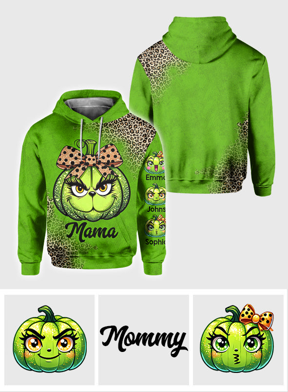 Grinchy Mama - Personalized Mother All Over Shirt