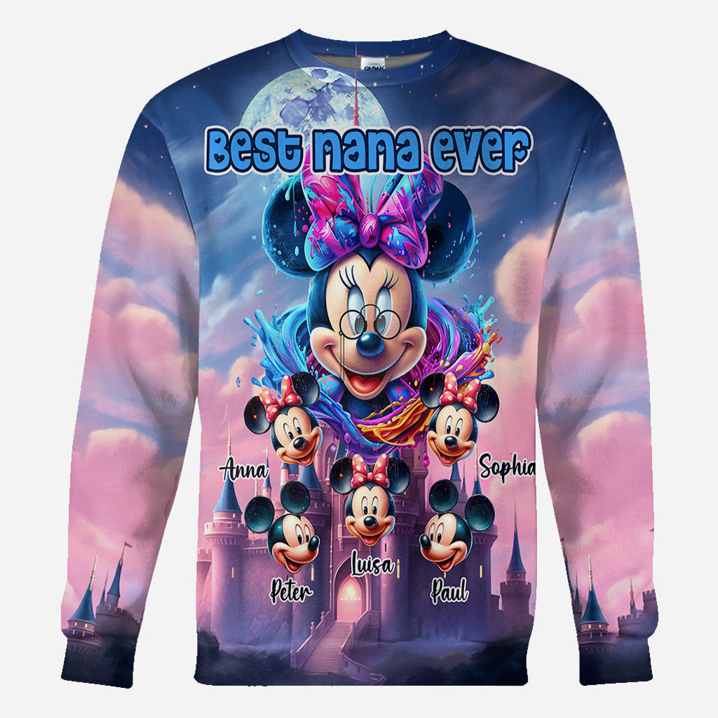 Best Nana Ever Magical Mouse Ears - Personalized Mouse All Over Shirt