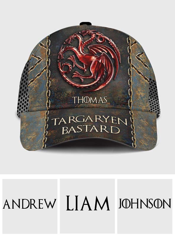 Run In My Veins Dragon First Men Blood - Personalized Thrones Game Classic Cap