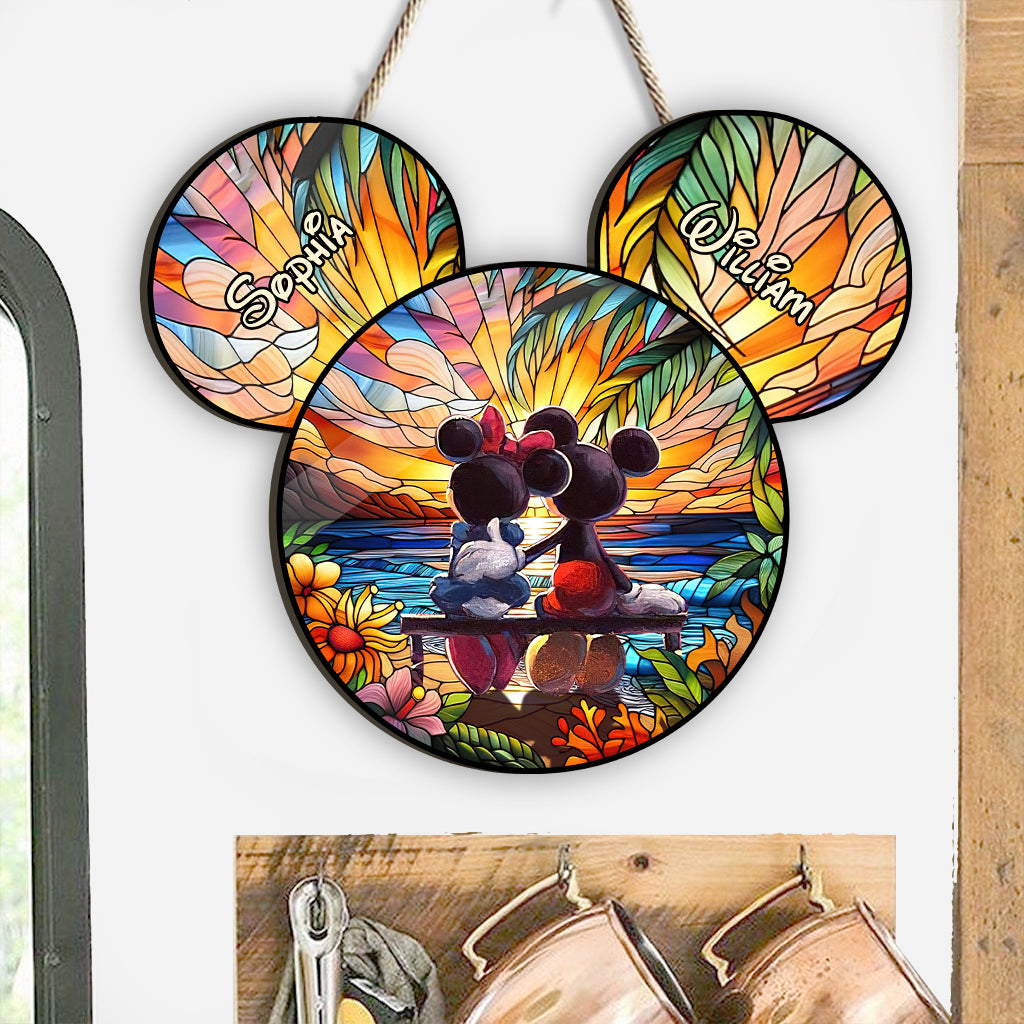 You And Me We Got This - Personalized Mouse Custom Shaped Wood Sign