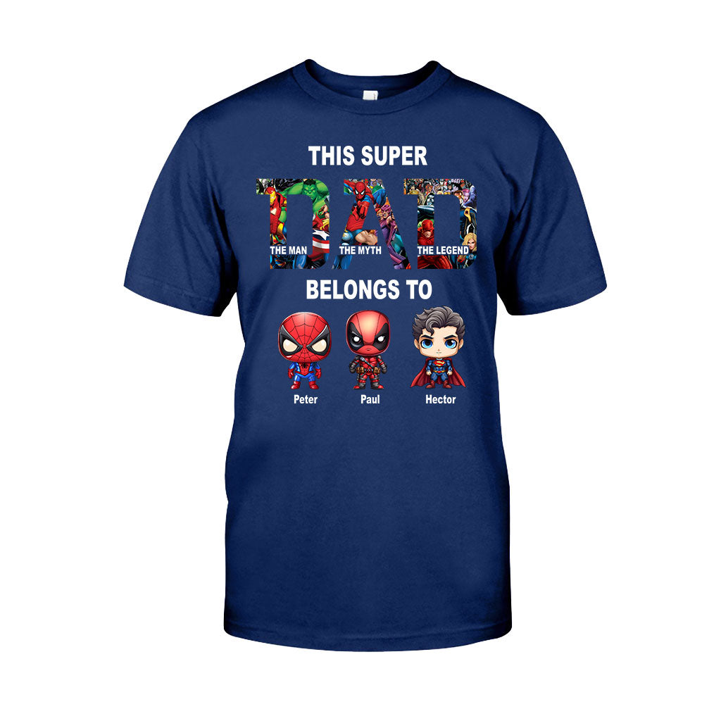 Super Dad - Personalized Father T-shirt And Hoodie
