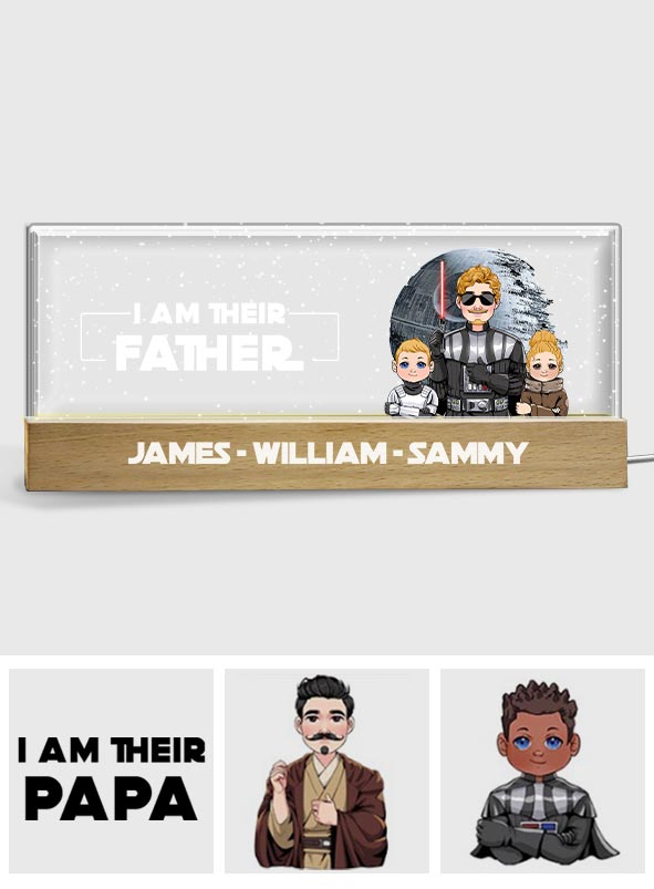 I Am Their Father - Personalized The Force Custom LED Night Light
