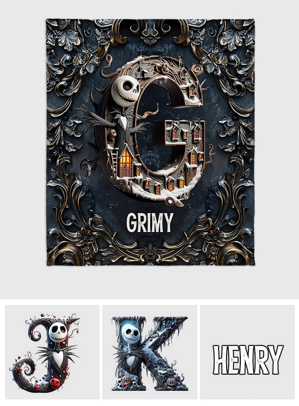 Nightmare Before Christmas - Personalized Nightmare Blanket
