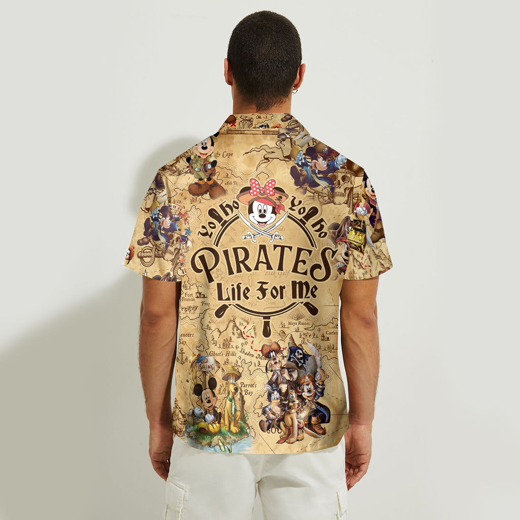 Yo Ho Ho Pirates Life For Me - Personalized Cruising Hawaiian Shirt