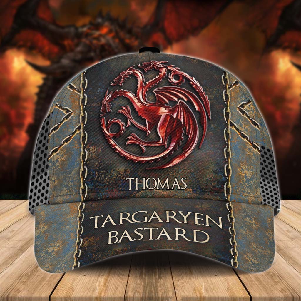 Run In My Veins Dragon First Men Blood - Personalized Thrones Game Classic Cap