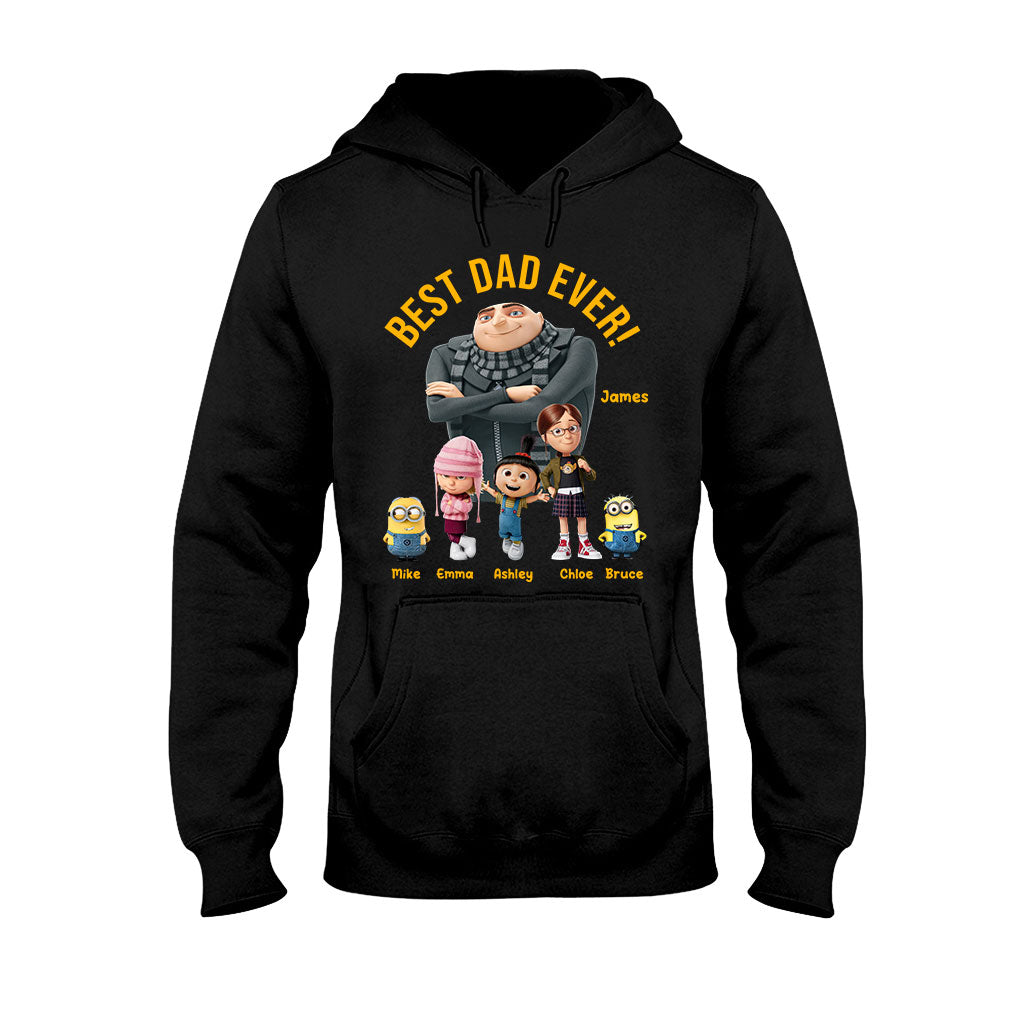 Best Dad Ever - Personalized Father T-shirt And Hoodie