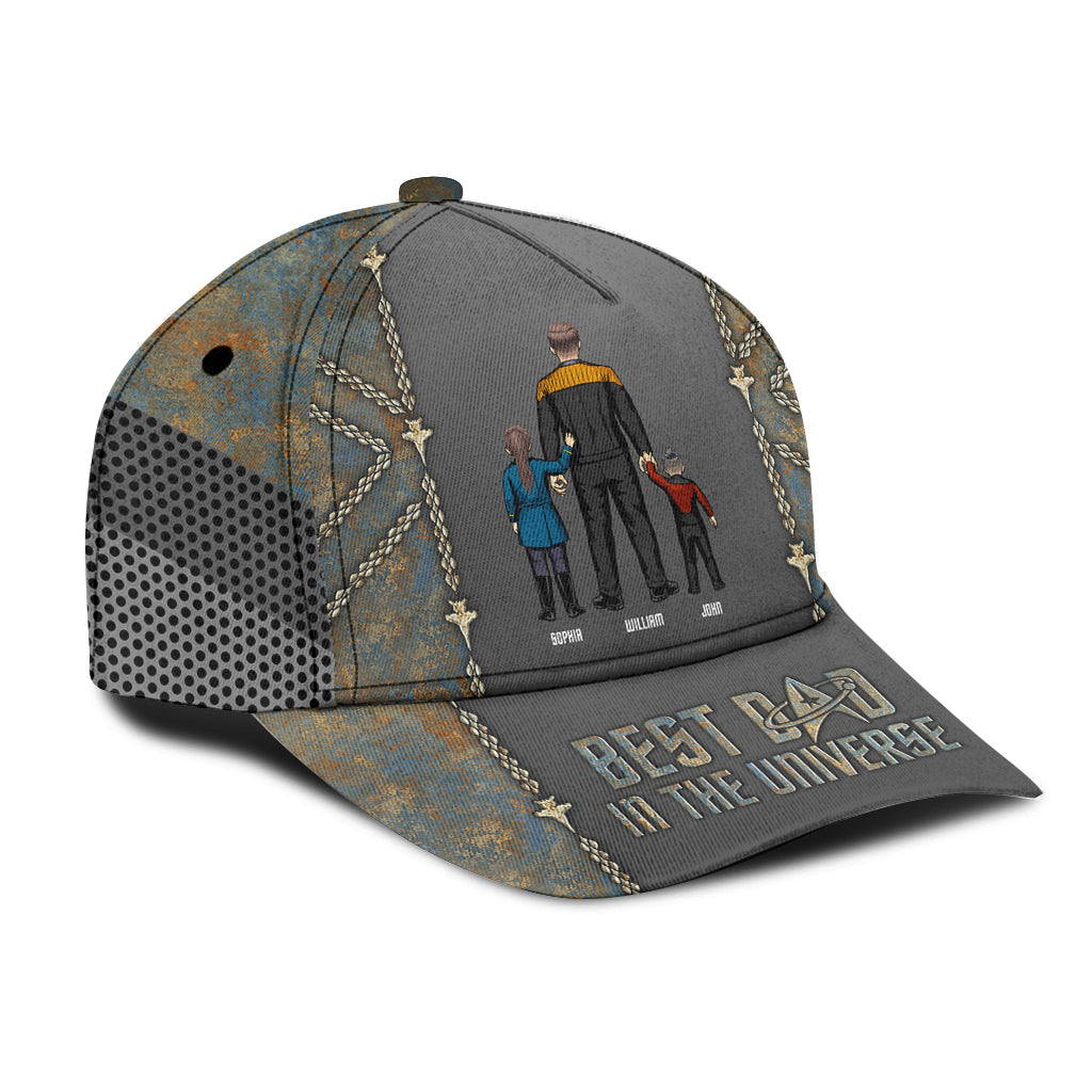 Best Dad In The Universe - Personalized Top Gun Classic Cap