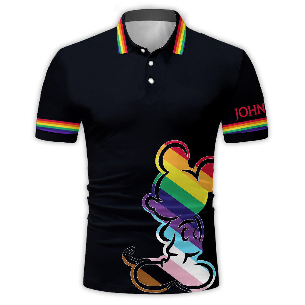 Love Is Love - Personalized LGBT Support Polo Shirt