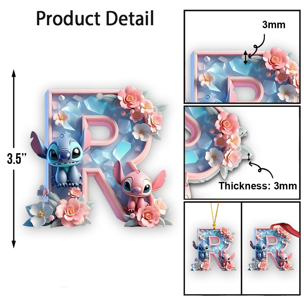 Ohana Letter - Personalized Ohana Ornament