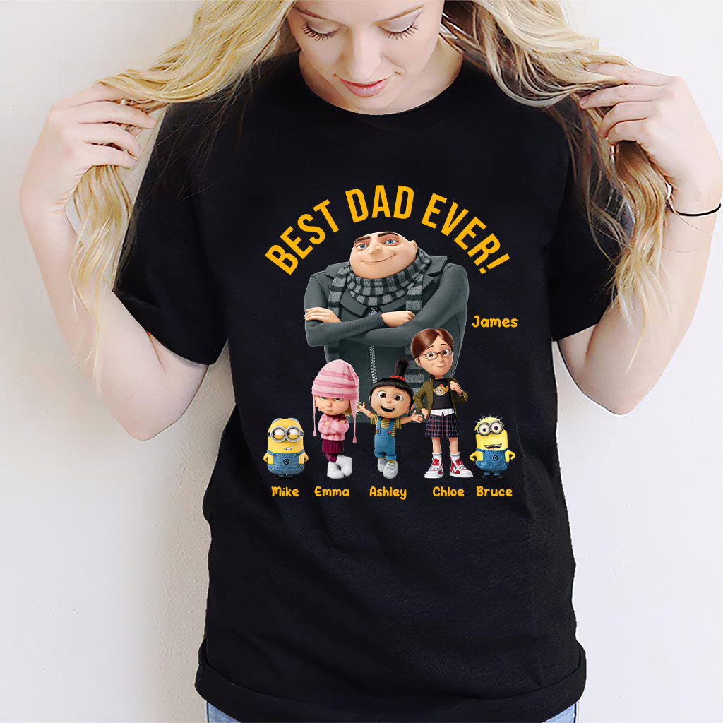 Best Dad Ever - Personalized Father T-shirt And Hoodie