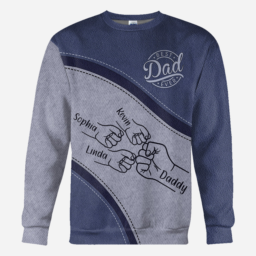 Best Dad Ever - Personalized Father All Over Shirt