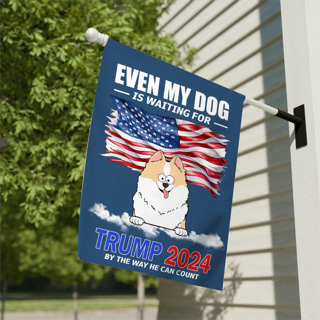 My Dog Can Count - Personalized Dog Garden Flag
